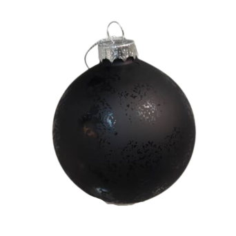 Bombka szklana czarna 1002